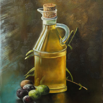 Schilderij getiteld "Original oil painti…" door Isidor Kaisidi, Origineel Kunstwerk, Olie