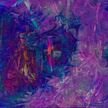 Digital Arts με τίτλο "Future art blue" από Millenia Foxtrot (Shadow Zero), Αυθεντικά έργα τέχνης