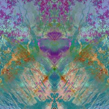 Arts numériques intitulée "purple heaven" par Millenia Foxtrot (Shadow Zero), Œuvre d'art originale
