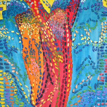 Картина под названием "Exodus 14:16, Moses…" - Николай Васильев, Подлинное произведение искусства, Масло