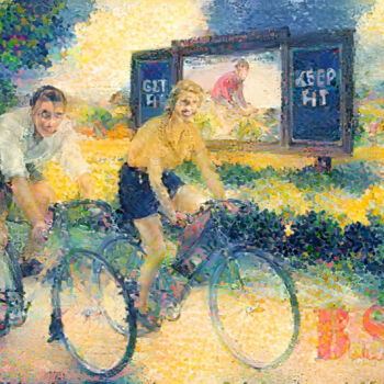 Digital Arts titled "Bike Ride" by Isra, Original Artwork, Digital Photography