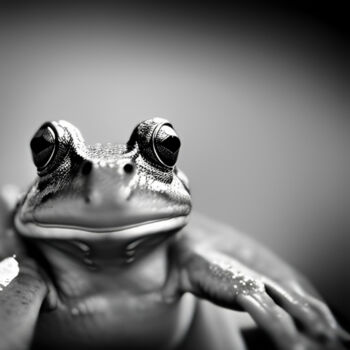 Arte digital titulada "Frog" por Isra, Obra de arte original, Fotografía digital