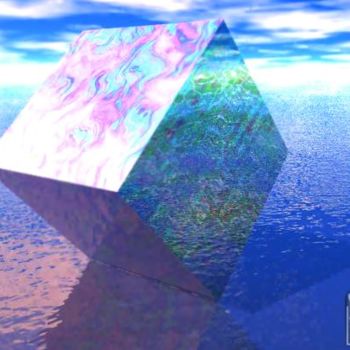 Цифровое искусство под названием "Cubed" - Issacrea, Подлинное произведение искусства
