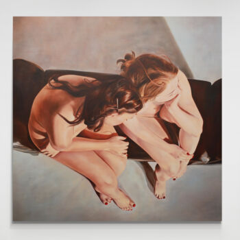 Peinture intitulée "Taboo love 1. + 2.…" par Istvan Cene Gal, Œuvre d'art originale, Huile