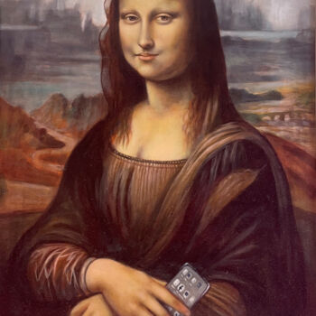Peinture intitulée "Mona Lisa" par István Ducsai, Œuvre d'art originale, Huile