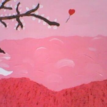 Painting titled "free heart" by Bianca Losito, Original Artwork, Other