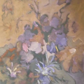 Painting titled "Floración" by Italo Luis Ferraris, Original Artwork, Oil