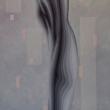 Peinture intitulée "pies tenso" par Italo Somma, Œuvre d'art originale, Acrylique Monté sur Châssis en bois
