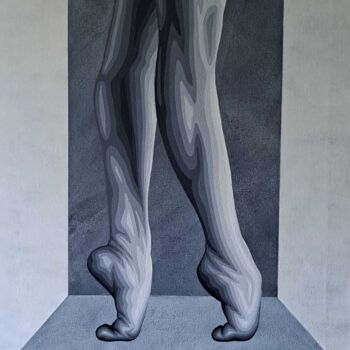 Peinture intitulée "SOL,SOL,MI" par Italo Somma, Œuvre d'art originale, Acrylique