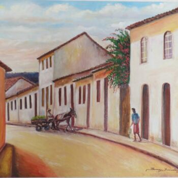 Peinture intitulée "casario" par Itamar Da Cruz Francelino, Œuvre d'art originale