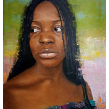 Peinture intitulée "Expectations" par Samuel Itoya Odiboh, Œuvre d'art originale, Huile