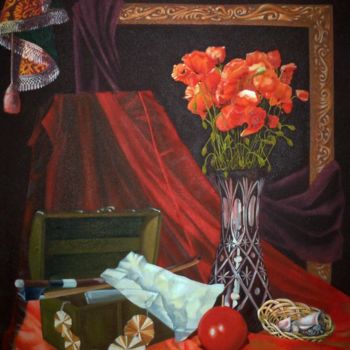 Painting titled "Perfection or Vanity" by Iulian Arsenie, Original Artwork, Oil