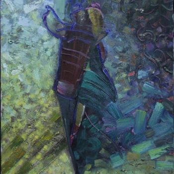 Картина под названием "dancing" - Iulian Mîță, Подлинное произведение искусства, Масло