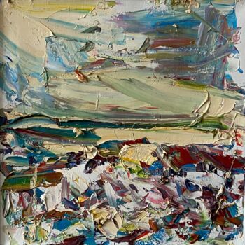 Картина под названием "Белый день" - Юлия Липчанская, Подлинное произведение искусства, Масло