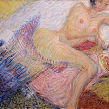Malerei mit dem Titel "Nud; Nude" von Iurie Cibotaru, Original-Kunstwerk