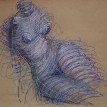 Drawing titled "Tors in linii dinam…" by Iurie Cibotaru, Original Artwork