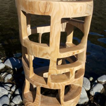 雕塑 标题为“WINDOWS LIFE” 由Ivan Fabani, 原创艺术品, 木