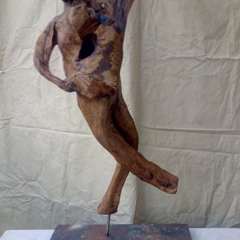 Скульптура под названием "DANCE (la contadina…" - Ivan Fabani, Подлинное произведение искусства