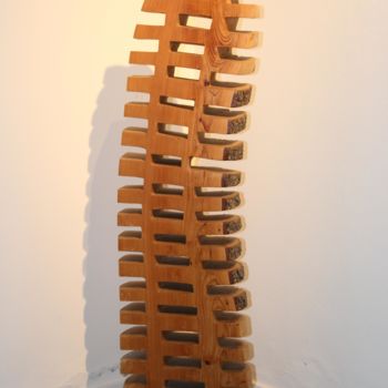 Escultura titulada "TORRE" por Ivan Fabani, Obra de arte original, Madera