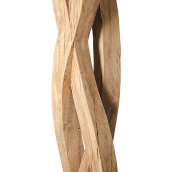 Sculpture titled "DNK" by Ivan Gračner, Original Artwork, Wood