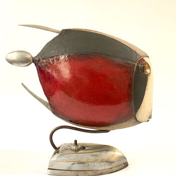 Скульптура под названием "Magic Fish" - Ivan Panov, Подлинное произведение искусства, Керамика