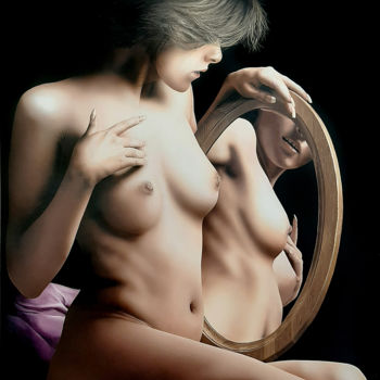 Painting titled "Vanity praise #2" by Ivan Pili, Original Artwork, Oil