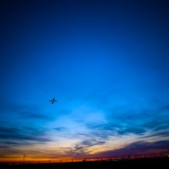 Photographie intitulée "Evening flight" par Ivan Ponomarevsky, Œuvre d'art originale, Photographie numérique