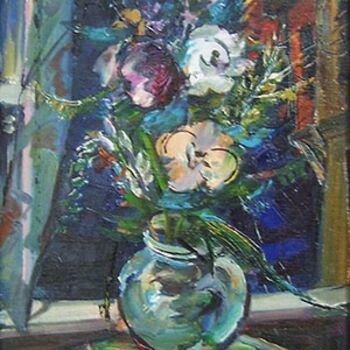 Peinture intitulée "Stilllife" par Ivan Popovski, Œuvre d'art originale