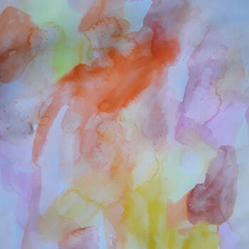 Картина под названием "Autumn colors" - Иван Скрипель, Подлинное произведение искусства, Акварель