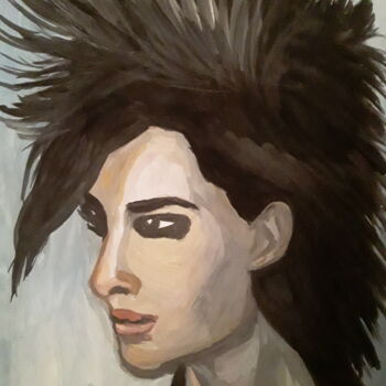 Картина под названием "Bill kaulitz" - Иван Скрипель, Подлинное произведение искусства, Гуашь