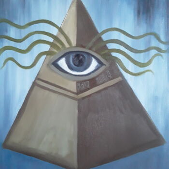 Картина под названием "Order of the illumi…" - Иван Скрипель, Подлинное произведение искусства, Масло