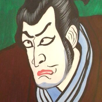 Pintura intitulada "Japan art" por Ivan Skripel, Obras de arte originais, Têmpera