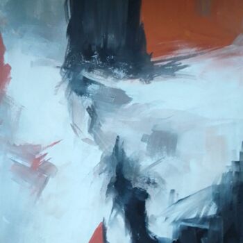 Peinture intitulée "Abstract 14" par Ivan Skripel, Œuvre d'art originale, Gouache
