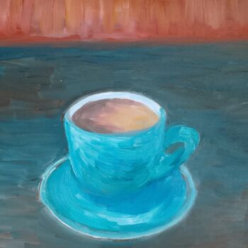 "Coffee morning" başlıklı Tablo Иван Скрипель tarafından, Orijinal sanat, Petrol