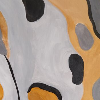 Painting titled "Gold spots" by Ivan Skripel, Original Artwork, Acrylic