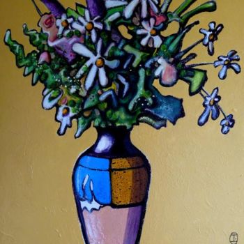 Painting titled "le bouquet" by Ivan, Original Artwork