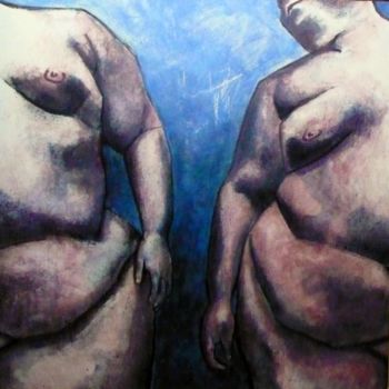 Painting titled "[homos]" by Ivan, Original Artwork