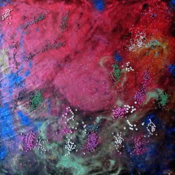 Painting titled "Isole Cosmiche" by Ivana Castelliti, Original Artwork, Other