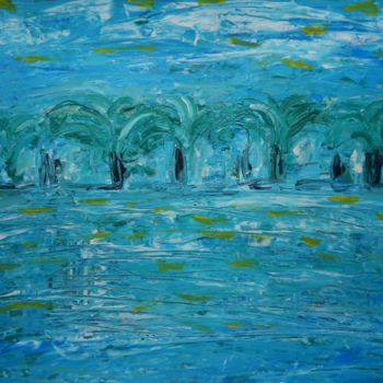 Painting titled "Riviera" by Ivana Pelouchová (IVANEL), Original Artwork, Acrylic