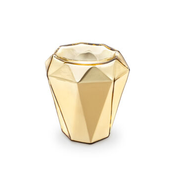 Design intitulée "Vase WICHARD in gold" par Ivana Steiner, Œuvre d'art originale, Meuble