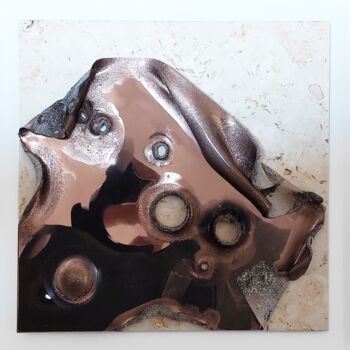 Sculpture titled "Concetto Temporale…" by Ivanco, Original Artwork, Plastic Mounted on Other rigid panel