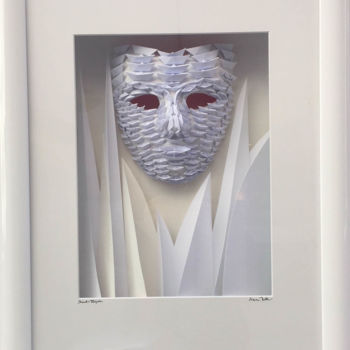Peinture intitulée "Masque - Monsieur -…" par Ivan Hor, Œuvre d'art originale, Acrylique