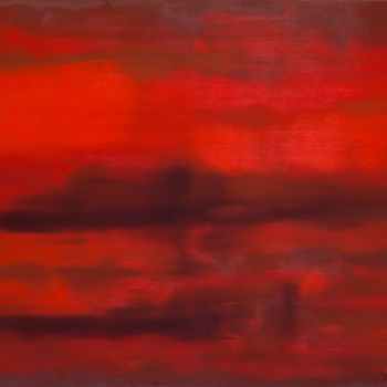 Peinture intitulée "On the horizon of t…" par Ivan Klymenko, Œuvre d'art originale, Huile