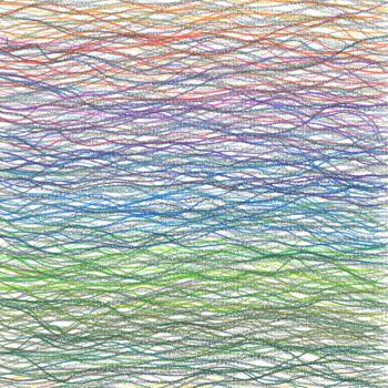 Dessin intitulée "Impulse | Number 28" par Ivan Klymenko, Œuvre d'art originale, Crayon