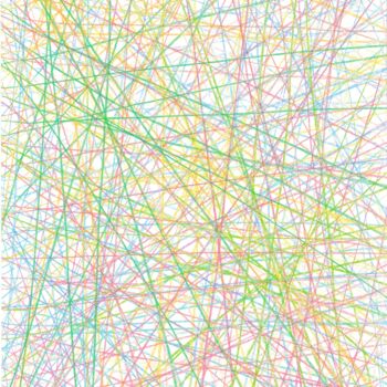 Рисунок под названием "Impulse | Number 59" - Ivan Klymenko, Подлинное произведение искусства, Цветные карандаши