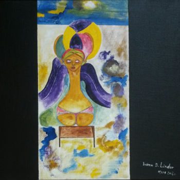 Painting titled "L'absonite" by Ivann Deweare Lindor, Original Artwork, Acrylic