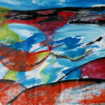Painting titled "Enclaves" by Ivann Deweare Lindor, Original Artwork, Acrylic