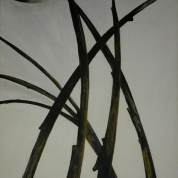 Peinture intitulée "Secheresse(Drought)" par Ivann Deweare Lindor, Œuvre d'art originale, Acrylique Monté sur Carton