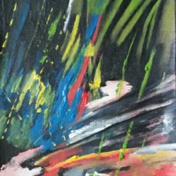 Painting titled "La revolte des va-n…" by Ivann Deweare Lindor, Original Artwork, Acrylic