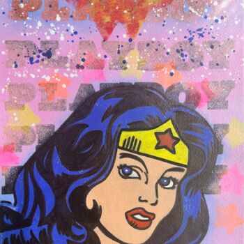 "Wonderwoman" başlıklı Tablo Ivanna Manzur tarafından, Orijinal sanat, Akrilik